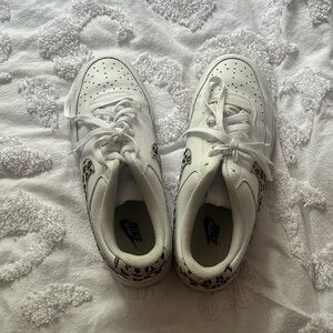 Cheetah print Nike shoes